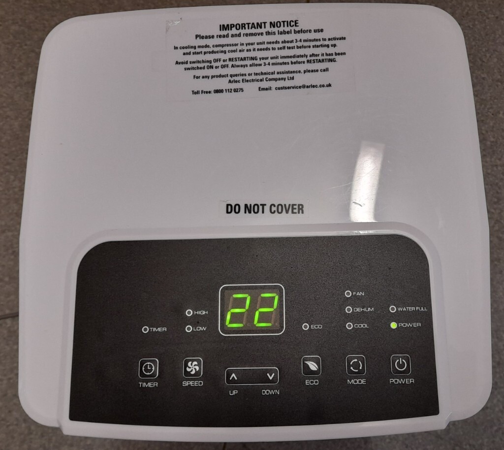 Arlec Portable Air Conditioner | in 